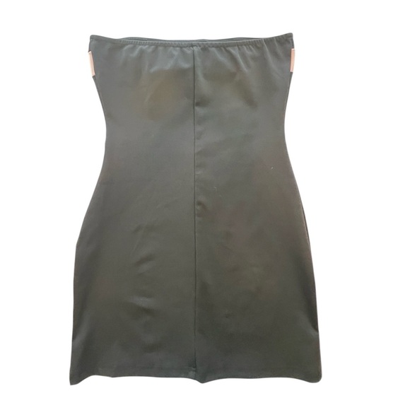 SHEIN Black and Pink Strapless Bodycon Dress - Picture 2 of 6